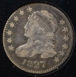 1827 BUST DIME  XF