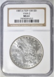 1887/6 TOP 100 MORGAN DOLLAR  NGC MS-61 VAM-2