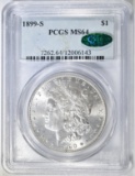 1899-S MORGAN DOLLAR  PCGS MS-64 CAC