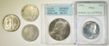 LOT OF 5 TYPE COINS: