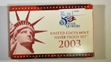 2003 U.S. SILVER PROOF SET ORIG PACKAGING