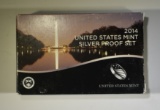 2014 U.S. SILVER PROOF SET ORIG PACKAGING