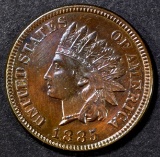 1885 INDIAN HEAD CENT  GEM BU  COLOR