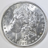 1887 MORGAN DOLLAR CH/GEM BU