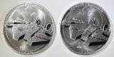 2-2021 NIUE 1oz SILVER MILLENNIUM FALCON COINS