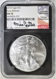 2018 SILVER EAGLE NGC MS-70 EARLY RELEASES