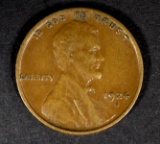 1924-S LINCOLN CENT AU