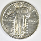 1930-S STANDING LIBERTY QUARTER CH AU