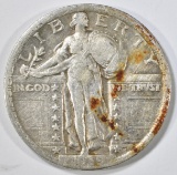 1919 STANDING LIBERTY QUARTER  VF