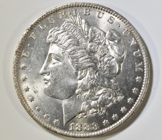 1883-O MORGAN DOLLAR CH/GEM BU