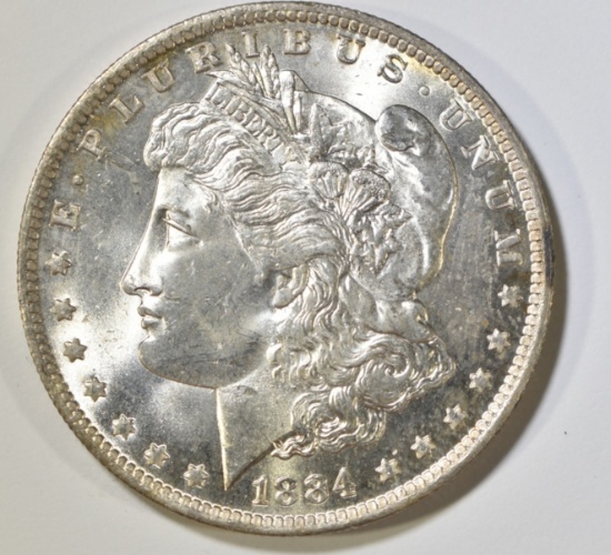 1884-O MORGAN DOLLAR CH BU