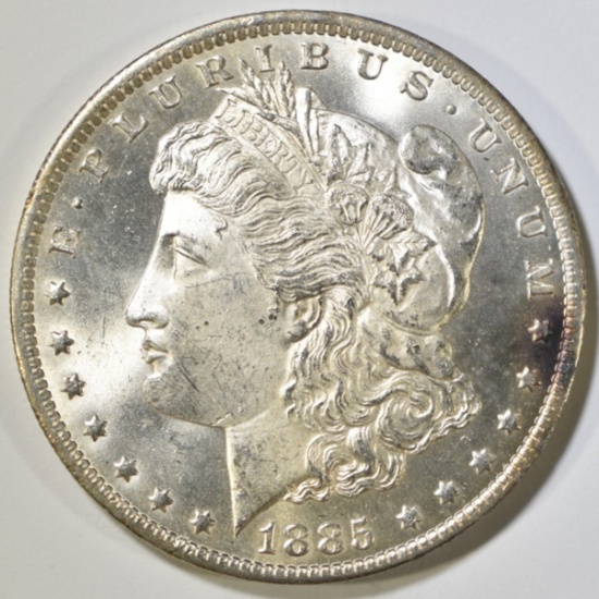 1885-O MORGAN DOLLAR GEM BU