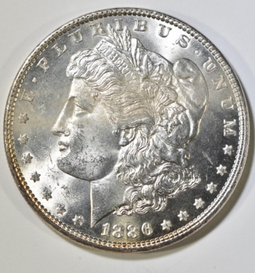 1886 MORGAN DOLLAR CH BU