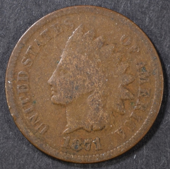 1871 INDIAN HEAD CENT GOOD