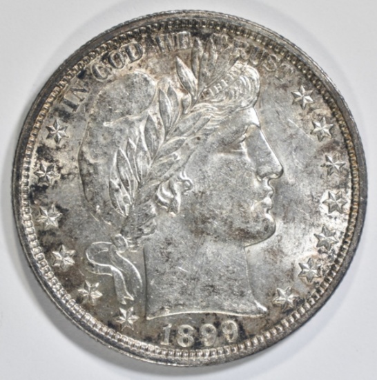 1899 BARBER HALF DOLLAR BU