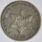 1853 3 CENT SILVER VF