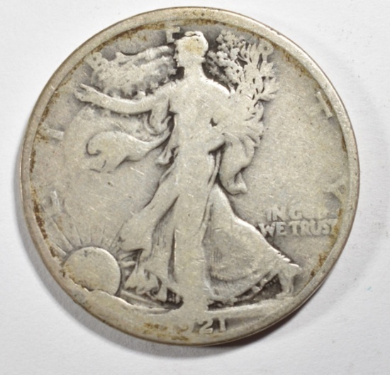 1921 WALKING LIBERTY HALF GOOD