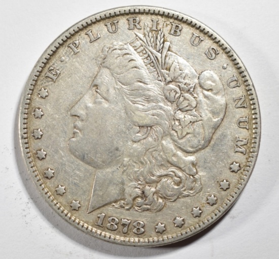 1878 7/8 TF MORGAN DOLLAR CH BU