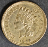 1859 INDIAN CENT AU