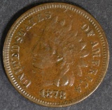 1878 INDIAN CENT FINE