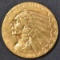 1914-S $5 GOLD INDIAN  CH BU