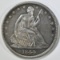 1844-O SEATED LIBERTY HALF DOLLAR  AU