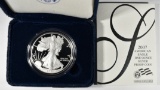 2007-W PROOF AMERICAN SILVER EAGLE IN OGP