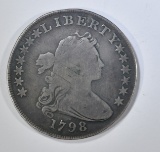 1798 BUST DOLLAR  VG