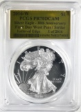 2016-W AMERICAN SILVER EAGLE  PCGS PR-70 DCAM