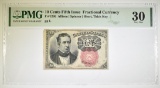 10 CENTS 5th ISSUE FRACTIONAL CURRENCY PMG 30