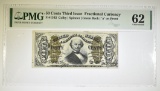 50 CENTS 3rd ISSUE FRACTIONAL CURRENCY PMG 62