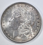 1889 MORGAN DOLLAR CH BU DIE CRACK LINE OBV