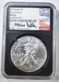 2018 SILVER EAGLE NGC MS-70 EARLY RELEASES