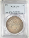 1928 PEACE DOLLAR  PCGS XF-40