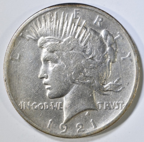 1921 PEACE DOLLAR VF