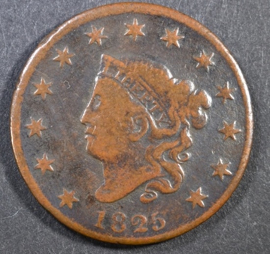 1825 LARGE CENT FINE