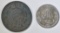 LOT OF 2 MEXICO COINS: