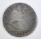 1856 SEATED LIBERTY HALF DOLLAR  VF
