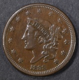 1838  LARGE CENT  AU