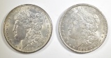1898-O & 1902 MORGAN DOLLARS CH AU