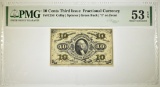 10 CENTS 3rd ISSUE REMAINDER NOTE PMG 53 EPQ