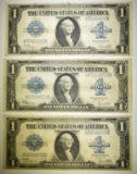 3-NICER CIRC 1923 $1 SILVER CERTIFICATES