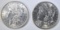 1896 & 1899-O MORGAN DOLLARS CH BU