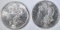 1889 & 1885-O MORGAN DOLLARS BU