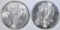 1898 & 1884 MORGAN DOLLARS CH BU