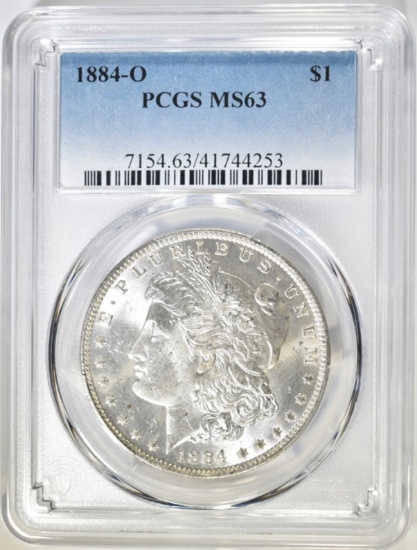 1884-O MORGAN DOLLAR  PCGS MS-63