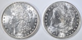 1884-O & 1887 MORGAN DOLLARS   CH BU