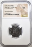 AD 286-310 MAXIMIAN, BI AURELIANIANUS  NGC MS