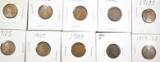 LOT OF 10 KEY DATE LINCOLN WHEAT CENTS: