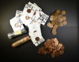 MIXED LOT OF LINCOLN WHEAT CENTS: